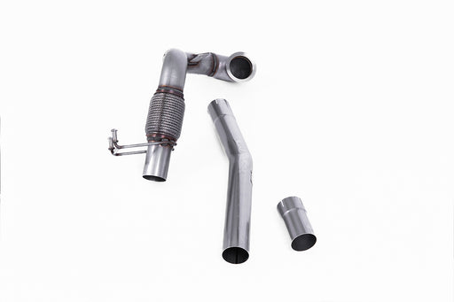 VW Polo GTI 2.0 TSI (AW - 5-Türer), ohne OPF – MILLTEK Downpipe mit Katersatzrohr