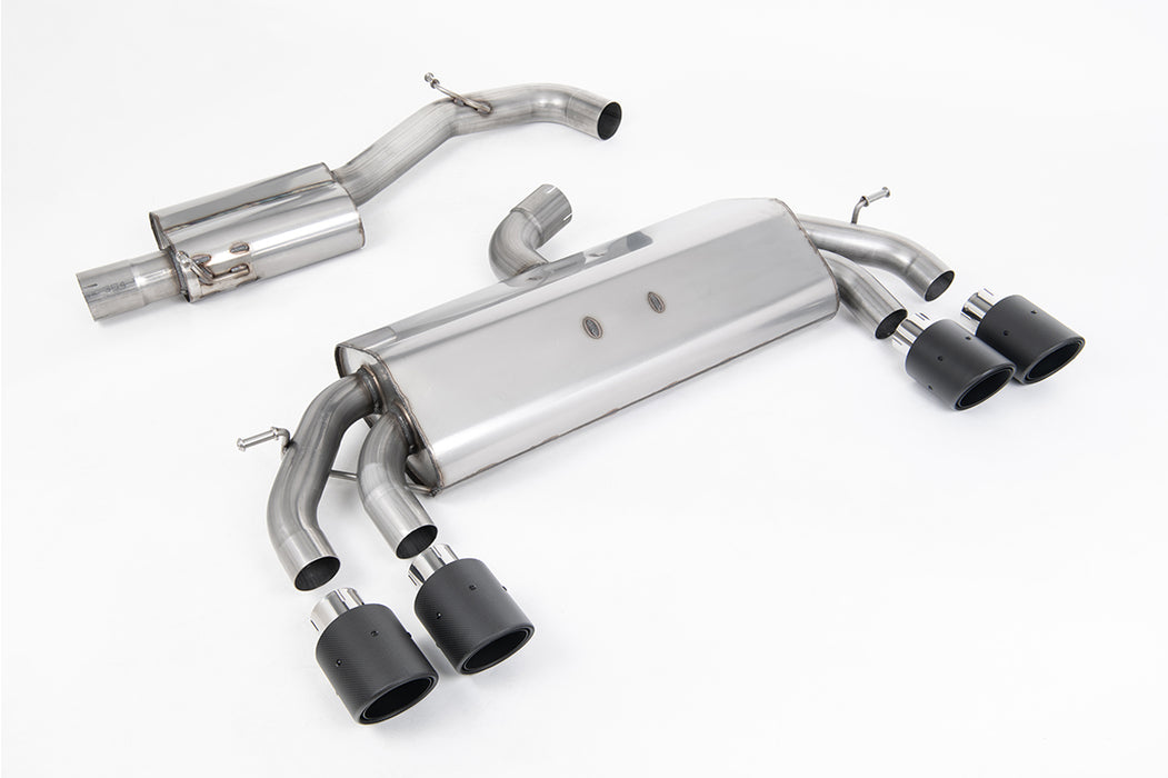 VW Golf Mk7.5 R 2.0 TSI 310 PS - 76mm & mit ECE Anlagen, ohne OPF – MILLTEK Abgasanlage ab Katalysator