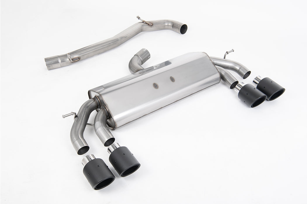 VW Golf Mk7.5 R 2.0 TSI 310 PS - 76mm & mit ECE Anlagen, ohne OPF – MILLTEK Abgasanlage ab Katalysator