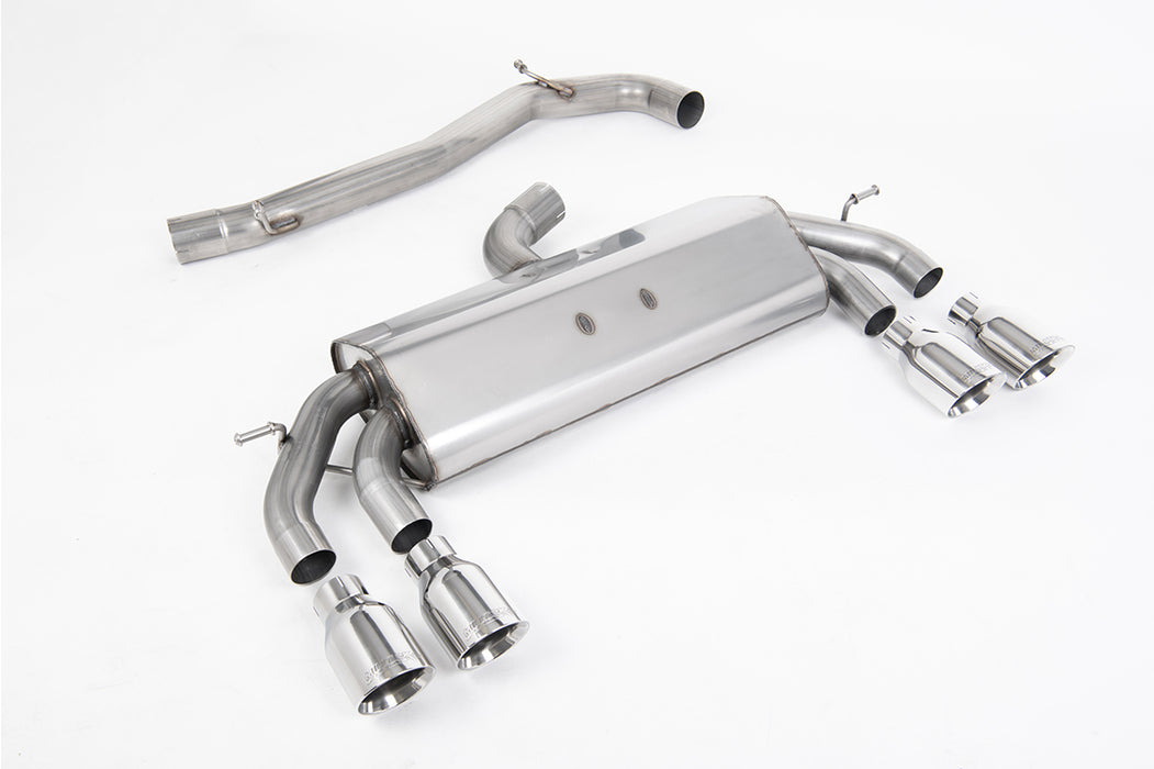 VW Golf Mk7.5 R 2.0 TSI 310 PS - 76mm & mit ECE Anlagen, ohne OPF – MILLTEK Abgasanlage ab Katalysator