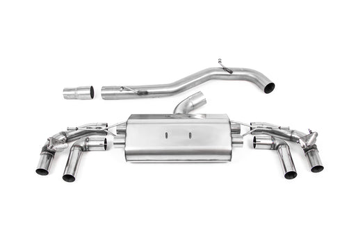 VW Golf Mk8.5 R 333 PS, mit OPF – MILLTEK Abgasanlage ab Ottopartikelfilter