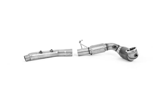 VW Golf Mk8 GTi 245 PS, mit OPF – MILLTEK Downpipe mit Sportkatalysator