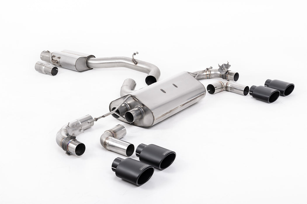 VW Golf Mk7.5 R 2.0 TSI 300 PS - 80mm Race Anlagen, mit OPF – MILLTEK Abgasanlage ab Katalysator