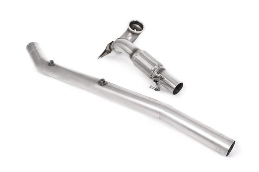 VW Golf Mk8.5 R 333 PS, mit OPF – MILLTEK Downpipe mit Katersatzrohr