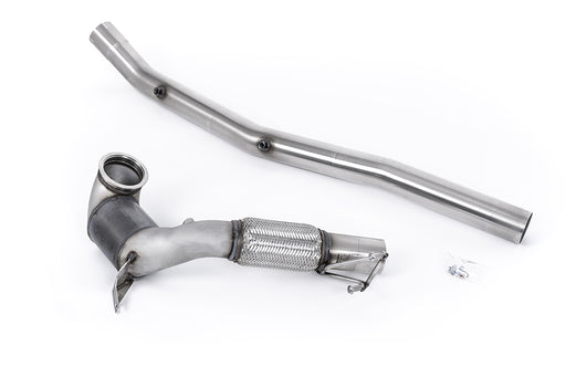 VW Golf Mk8 R 2.0 TSI 320 PS, ohne OPF – MILLTEK Downpipe mit Sportkatalysator