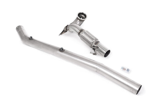 VW Golf Mk8 R 2.0 TSI 320 PS, ohne OPF – MILLTEK Downpipe mit Katersatzrohr