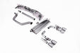 VW Golf Mk8 GTi (Golf R Style Quad Outlet Anlagen - 245 PS), ohne OPF – MILLTEK Abgasanlage ab Katalysator