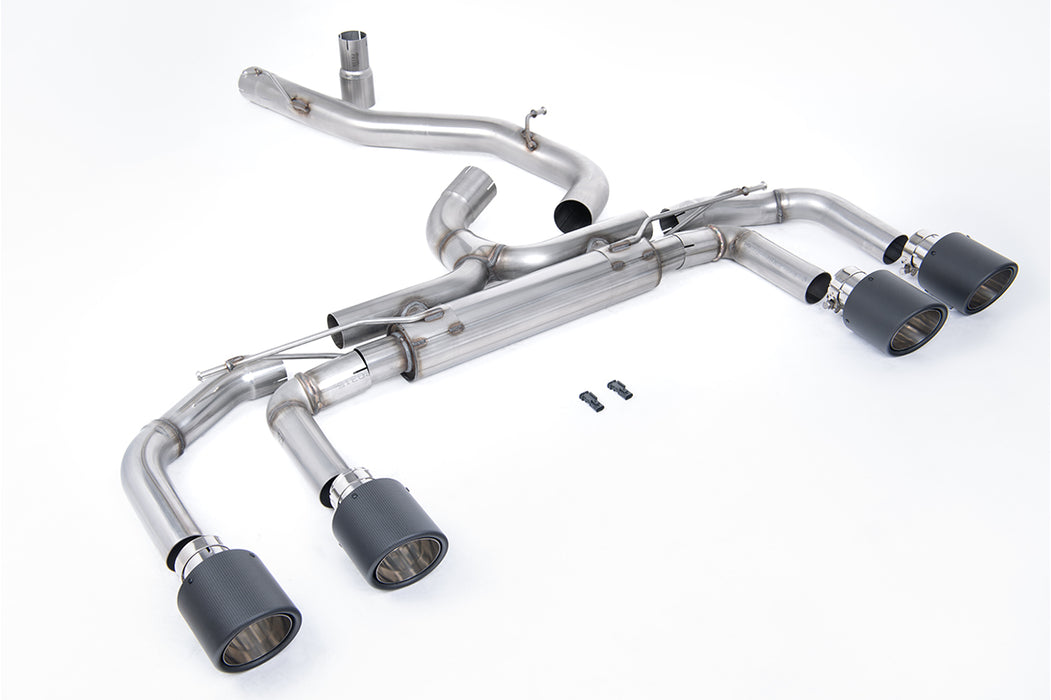 VW Golf Mk8.5 R (333 PS), ohne OPF – MILLTEK Abgasanlage ab Katalysator