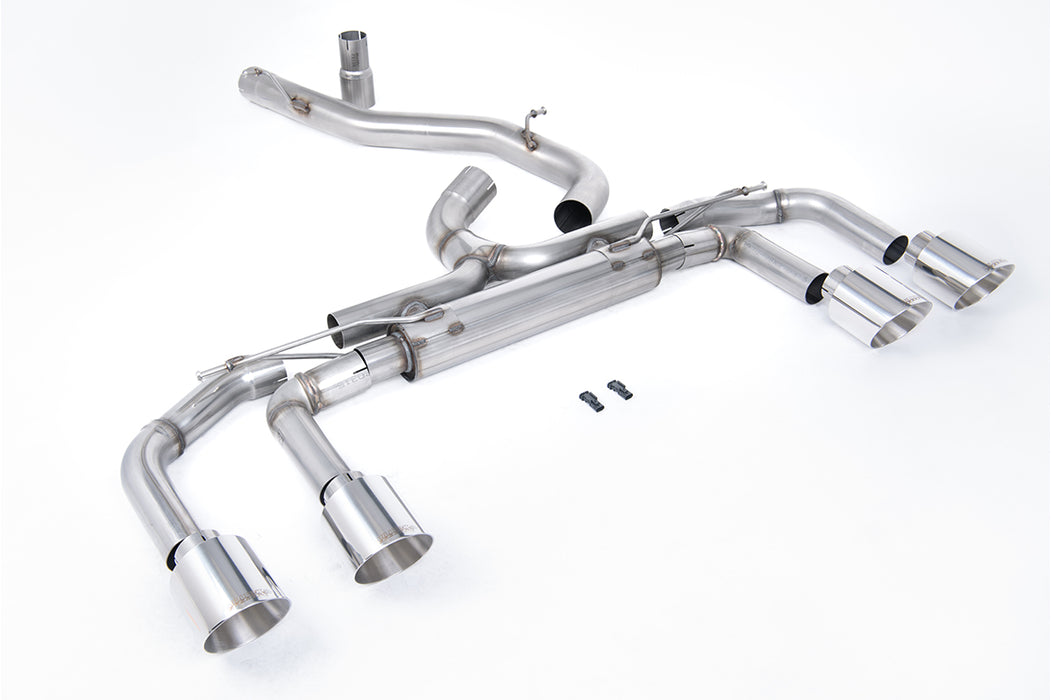 VW Golf Mk8.5 R (333 PS), ohne OPF – MILLTEK Abgasanlage ab Katalysator
