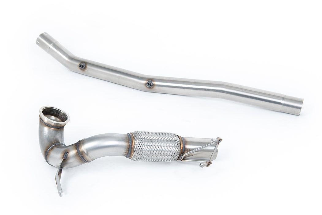 VW Tiguan R 320 PS EA888.4 MQB EVO, mit OPF – MILLTEK Downpipe mit Katersatzrohr