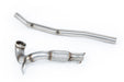 VW Tiguan R 320 PS EA888.4 MQB EVO, mit OPF – MILLTEK Downpipe mit Katersatzrohr
