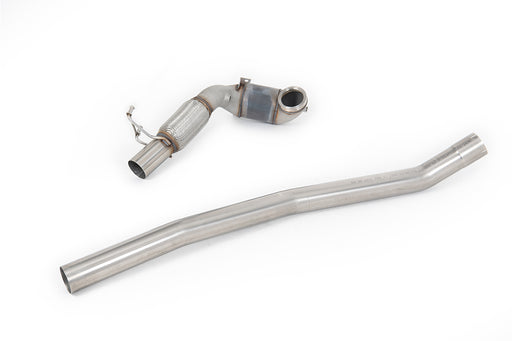 VW Golf MK7 R 2.0 TSI 300 PS (80mm Race Anlagen Options) – MILLTEK Downpipe mit Sportkatalysator