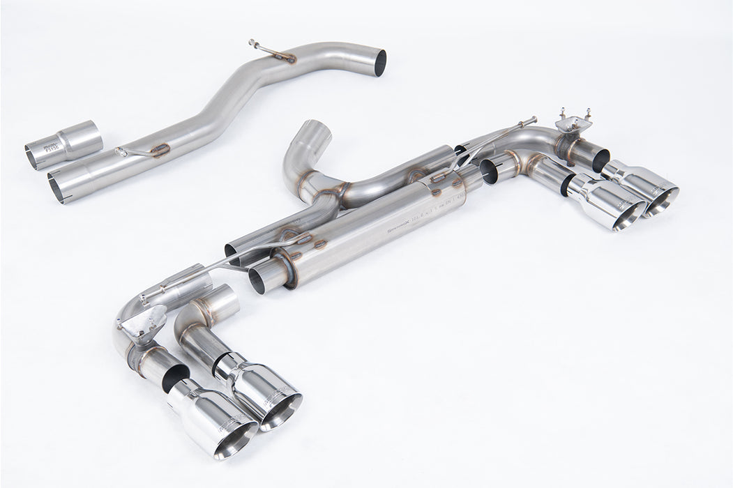 VW Golf MK7 R 2.0 TSI 300 PS (80mm Race Anlagen Options) – MILLTEK Abgasanlage ab Katalysator