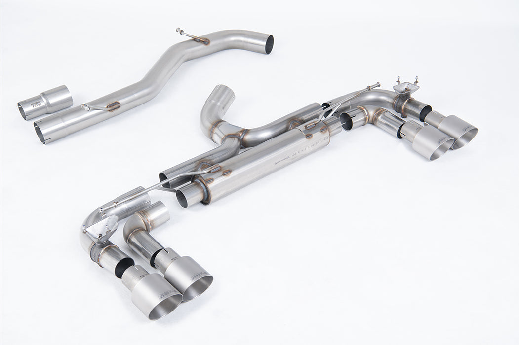 VW Golf MK7 R 2.0 TSI 300 PS (80mm Race Anlagen Options) – MILLTEK Abgasanlage ab Katalysator