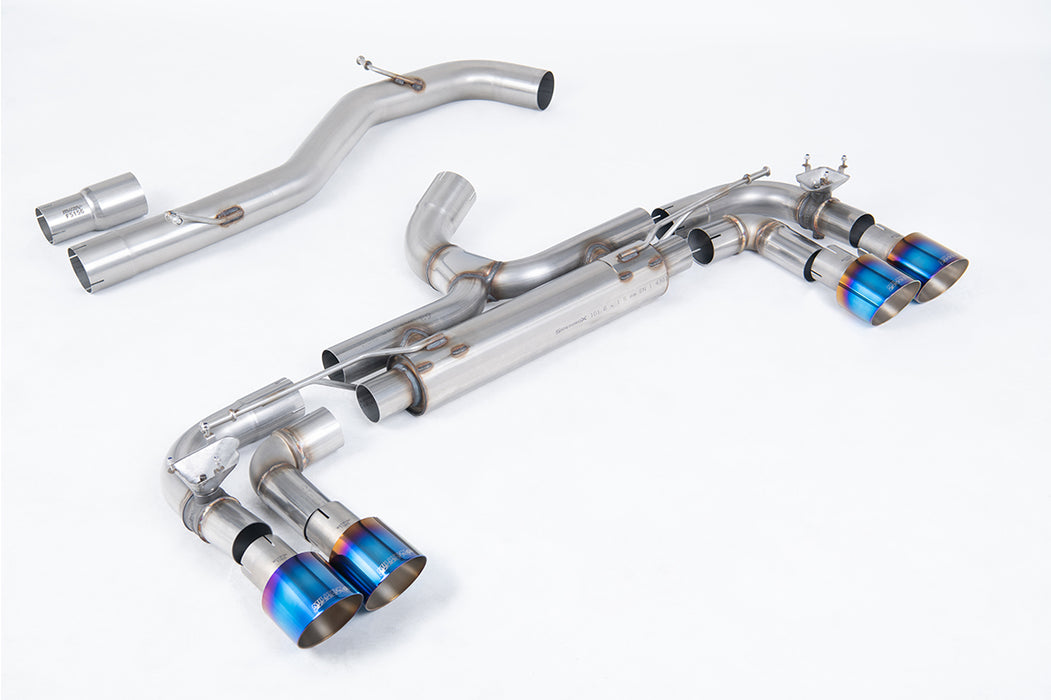VW Golf MK7 R 2.0 TSI 300 PS (80mm Race Anlagen Options) – MILLTEK Abgasanlage ab Katalysator