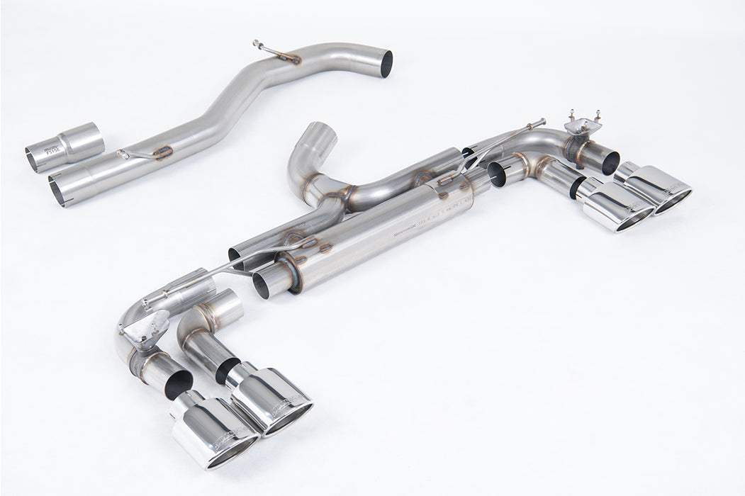 VW Golf MK7 R 2.0 TSI 300 PS (80mm Race Anlagen Options) – MILLTEK Abgasanlage ab Katalysator