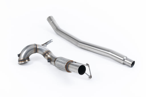 VW Arteon 2.0TSI 280 PS 4Motion (ohne Klappe / abgewinkelte Endrohre) – MILLTEK Downpipe mit Sportkatalysator
