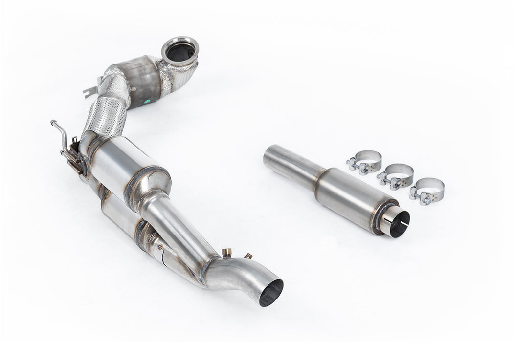 VW T-Roc R 2.0TSI 300 PS MQB EVO, mit OPF – MILLTEK HJS-Downpipe mit ECE-Zulassung