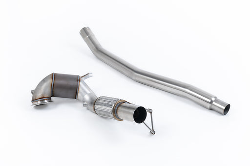 VW Arteon 2.0TSI 280 PS 4Motion (ohne Klappe / abgewinkelte Endrohre) – MILLTEK Downpipe mit Katersatzrohr