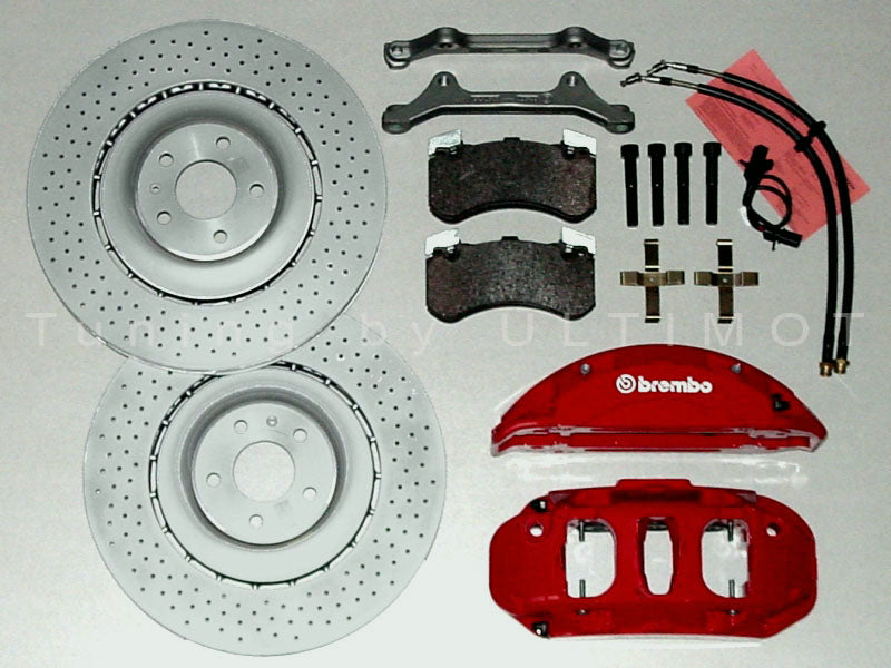 Audi A4 B8 / S4 B8 400 mm 6-Kolben Bremsanlage Vorderachse – Umbausatz