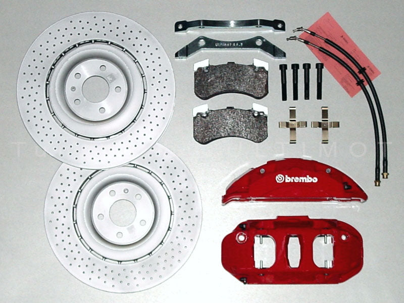 Audi S6 C4 / S6 C4 Plus 400 mm 6-Kolben Bremsanlage Vorderachse – Umbausatz
