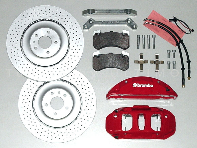 Audi R8 Typ 42 / R8 Typ 4S 400 mm 6-Kolben Bremsanlage Vorderachse – Umbausatz