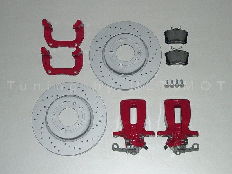 VW Golf 4 / Bora 256 mm 1-Kolben Bremsanlage Hinterachse – Umbausatz