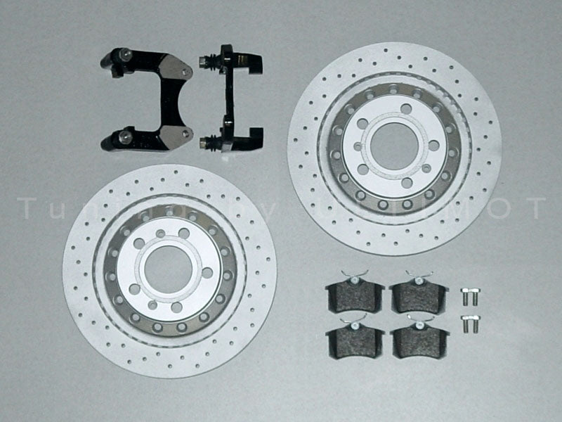 Audi 100 Typ44Q / 200 Typ44Q 310 mm Bremsanlage Hinterachse – Umbausatz