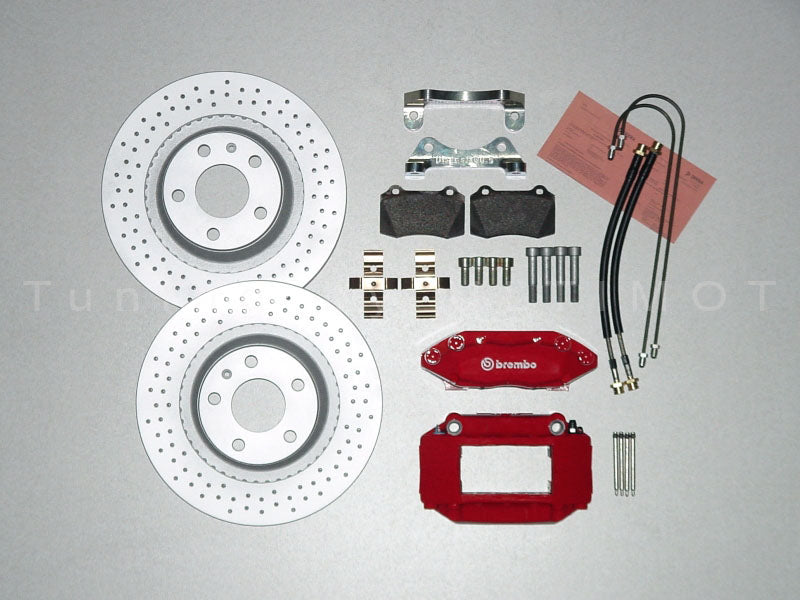 Audi S2 3B / S2 ABY 314 mm 4-Kolben Bremsanlage Vorderachse – Umbausatz