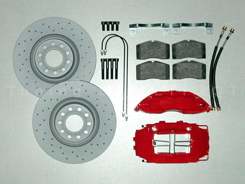 Audi S2 3B / S2 ABY 323 mm 4-Kolben Bremsanlage Vorderachse – Umbausatz