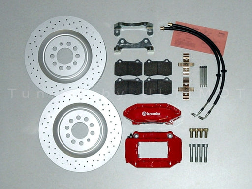 VW Golf 3 VR6 / Corrado VR6 323 mm 4-Kolben Bremsanlage Vorderachse – Umbausatz