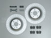 Audi 100 Typ44Q / 200 Typ44Q 330 mm Bremsanlage Hinterachse – Umbausatz