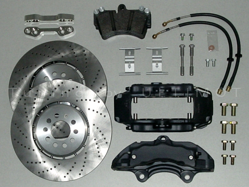 VW Golf 3 VR6 / Corrado VR6 334 mm 6-Kolben Bremsanlage Vorderachse – Umbausatz