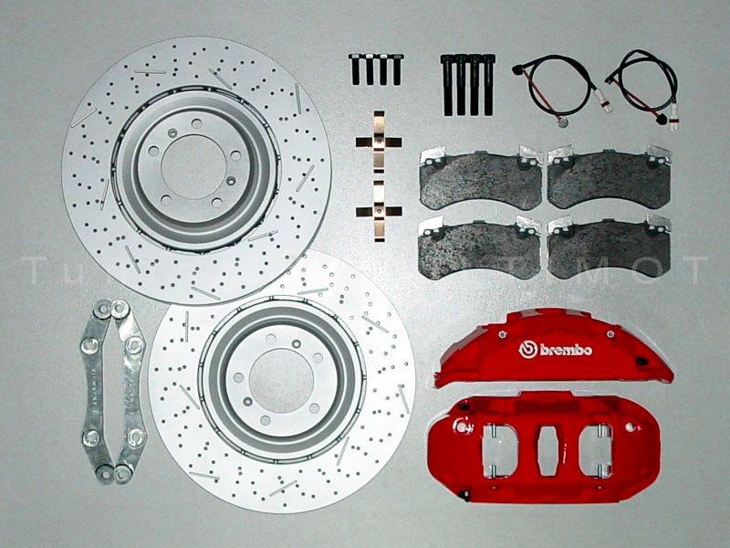 Porsche 911 996 / 911 997 410 mm 6-Kolben Bremsanlage Vorderachse – Umbausatz