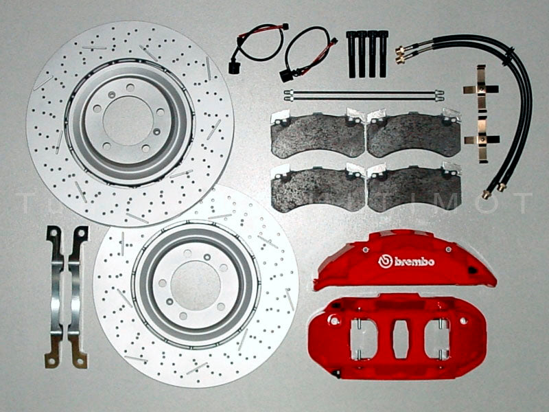 Audi Q7 4L 410 mm 6-Kolben Bremsanlage Vorderachse – Umbausatz