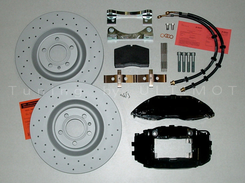 Audi A4 B8 / S4 B8 345 mm 4-Kolben Bremsanlage Vorderachse – Umbausatz