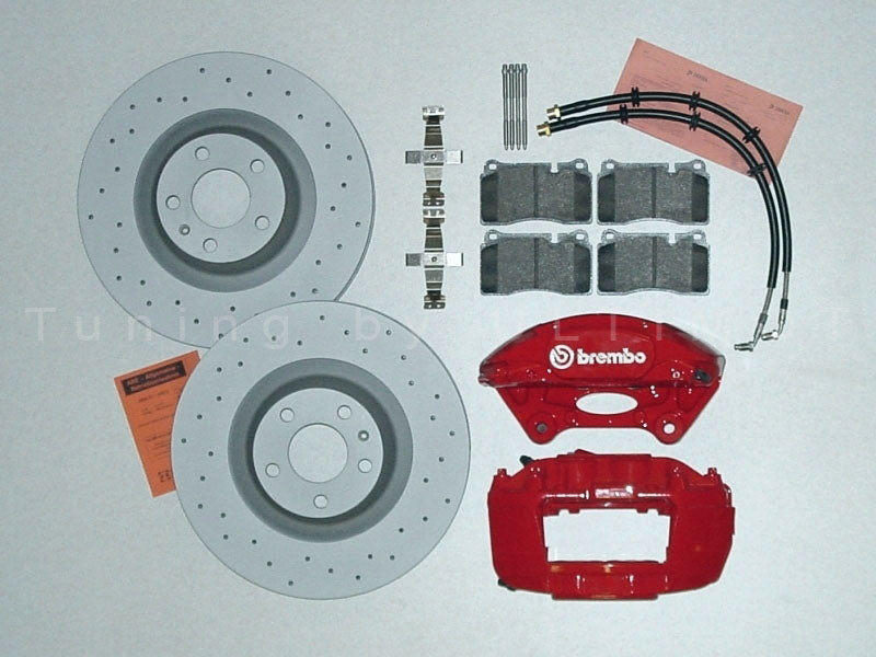 Audi A6 4F / A8 D2 4D 347 mm 4-Kolben Bremsanlage Vorderachse – Umbausatz