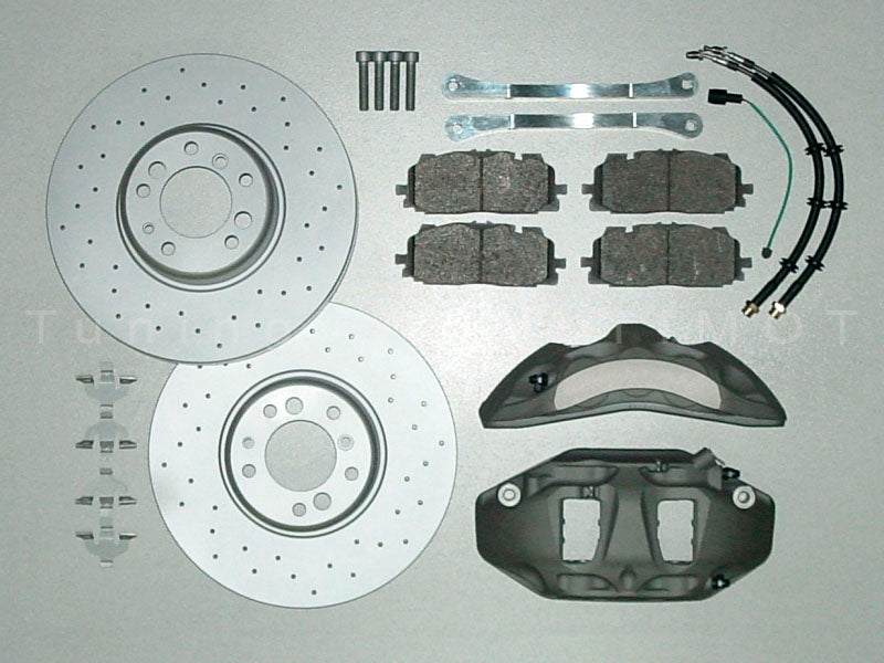 BMW E31 / E32 348 mm 6-Kolben Bremsanlage Vorderachse – Umbausatz
