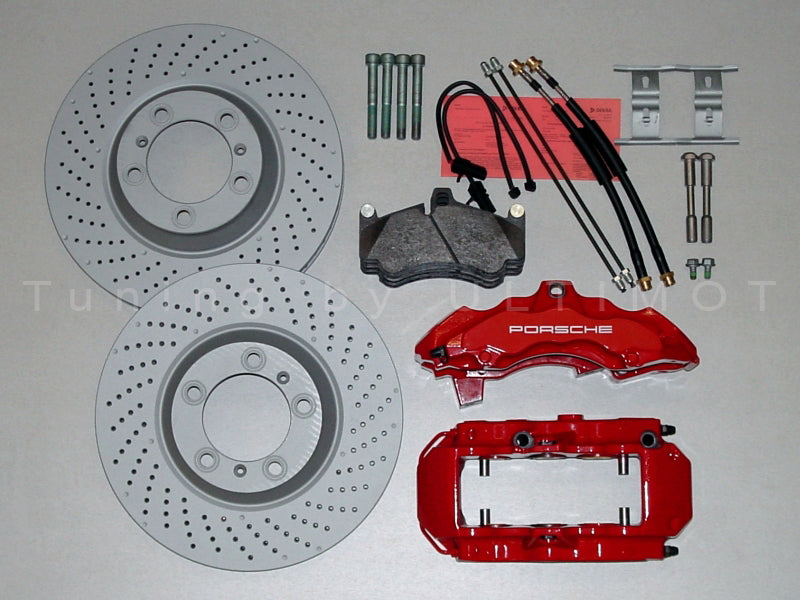 Porsche 911 996 / 911 997 350 mm 6-Kolben Bremsanlage Vorderachse – Umbausatz