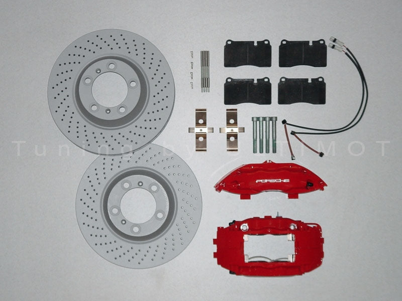 Porsche 911 996 / 911 997 350 mm 4-Kolben Bremsanlage Vorderachse – Umbausatz