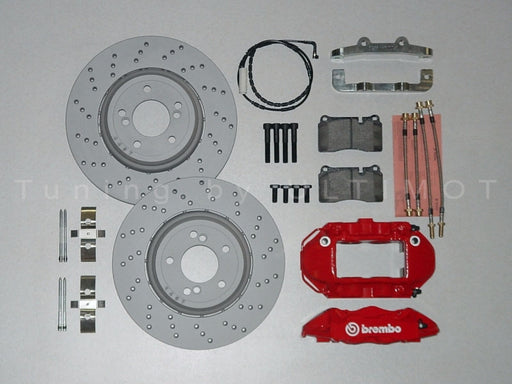 BMW E90 M3 / E92 M3 350 mm 4-Kolben Bremsanlage Hinterachse – Umbausatz