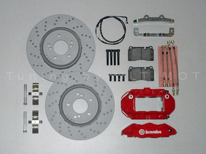 BMW E90 M3 / E92 M3 350 mm 4-Kolben Bremsanlage Hinterachse – Umbausatz