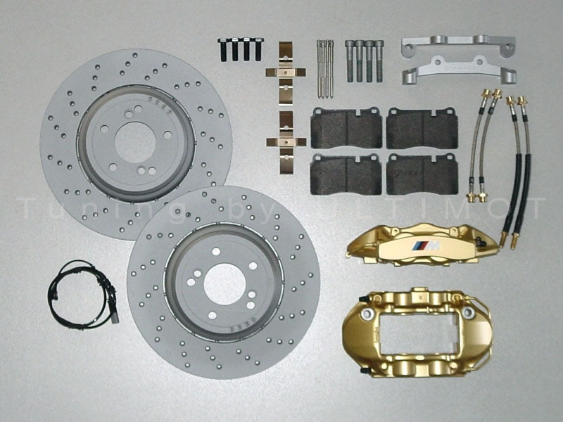 BMW E90 M3 / E92 M3 350 mm 4-Kolben Bremsanlage Hinterachse – Umbausatz