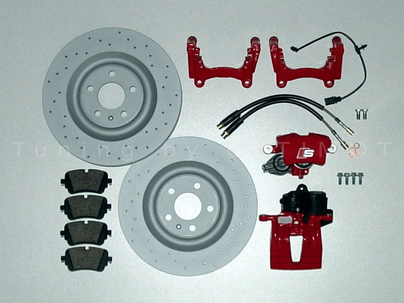 Audi RS4 B9 / RS5 F5 350 mm 1-Kolben Bremsanlage Hinterachse – Umbausatz