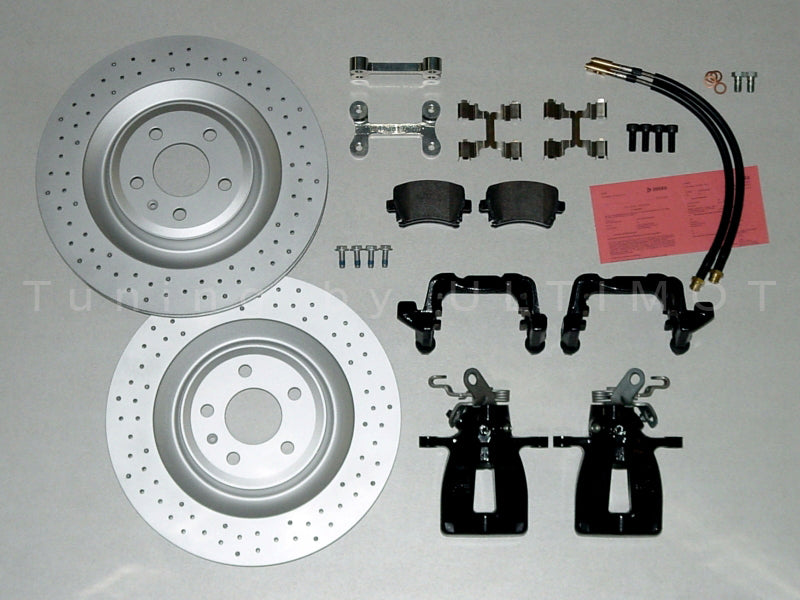 Audi A4 B6 / S4 B6 356 mm 1-Kolben Bremsanlage Hinterachse – Umbausatz