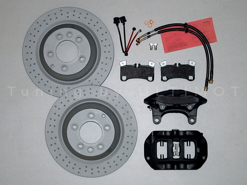 Porsche Cayenne 955 358 mm 4-Kolben Bremsanlage Hinterachse – Umbausatz