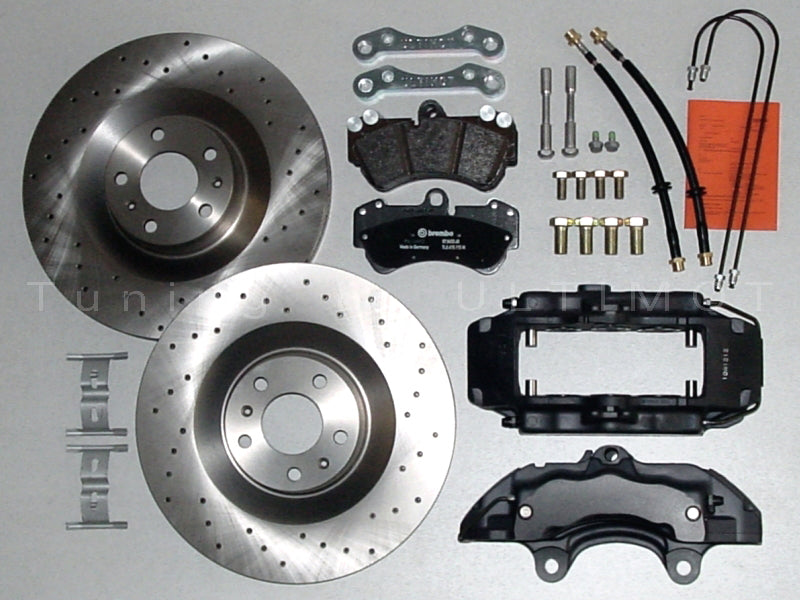 Audi S2 3B / S2 ABY 360 mm 6-Kolben Bremsanlage Vorderachse – Umbausatz