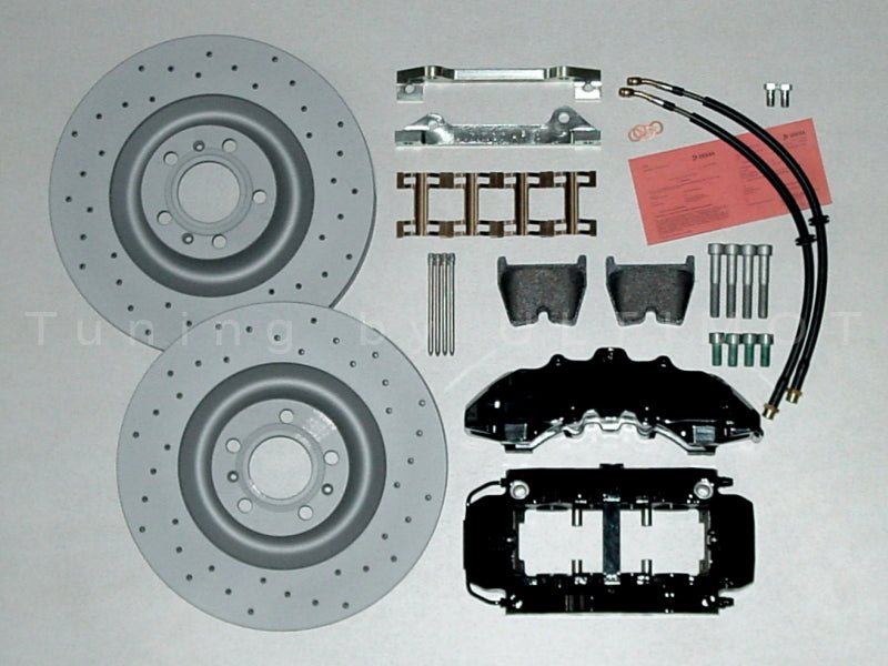 Audi S4 C4 / V8 D11 360 mm 8-Kolben Bremsanlage Vorderachse – Umbausatz