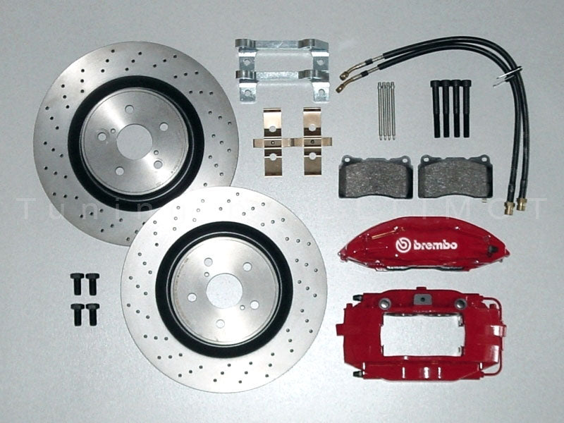 Toyota Supra IV JZA80 360 mm 4-Kolben Bremsanlage Vorderachse – Umbausatz