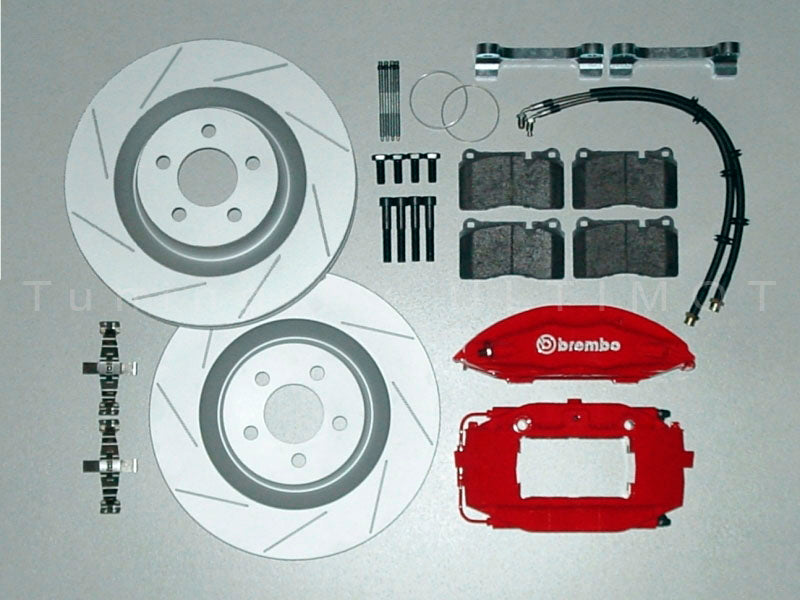 Mitsubishi Lancer 8 CY0 / Lancer VIII CY0 360 mm 4-Kolben Bremsanlage Vorderachse – Umbausatz